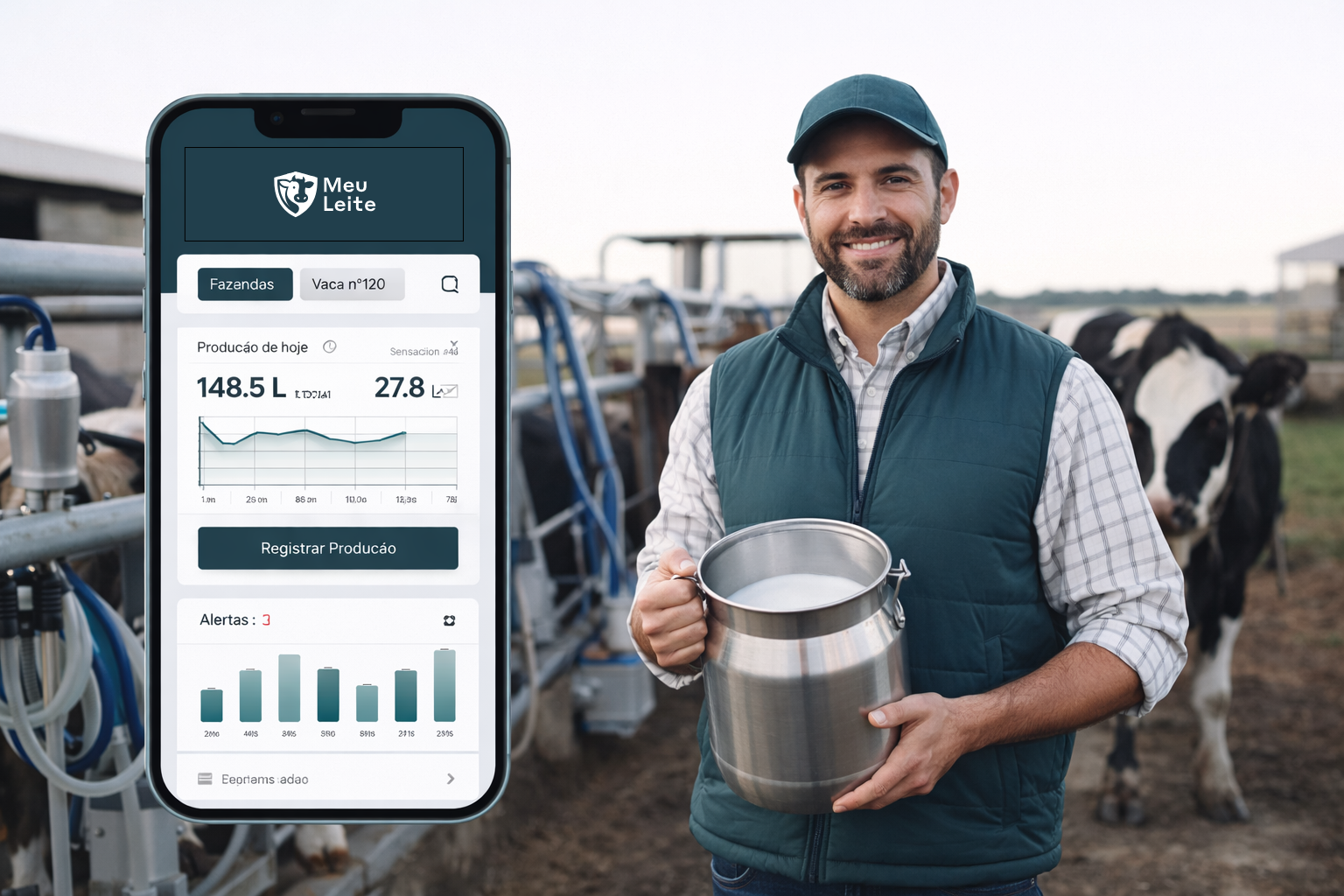 Interface Meu Leite